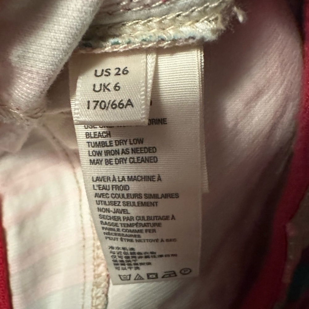 Striped Flare Pants - Pink Multicolor - Picture 6 of 9